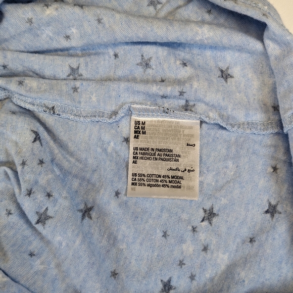 Style & Co. Blue Star Top - Picture 3 of 5